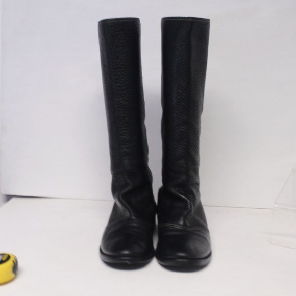 Authentic Dolce & Gabbana Tall Knee High Riding Style Boots - Picture 4 of 16